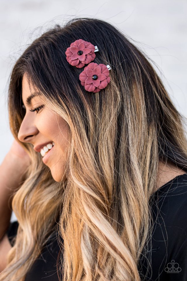 Paparazzi ♥ Blossom Banquet - Red ♥ Hair Clip