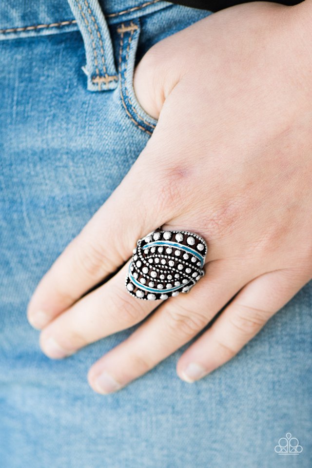Paparazzi ♥ Battle Ready - Blue ♥ Ring