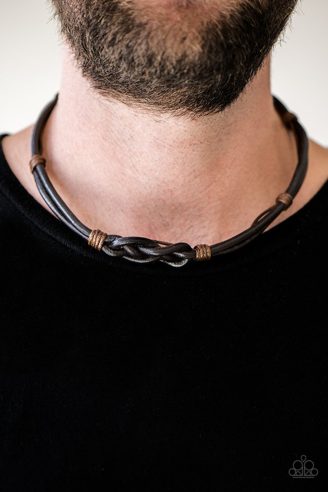 Paparazzi ♥ Naturally Nautical - Brown ♥ Necklace