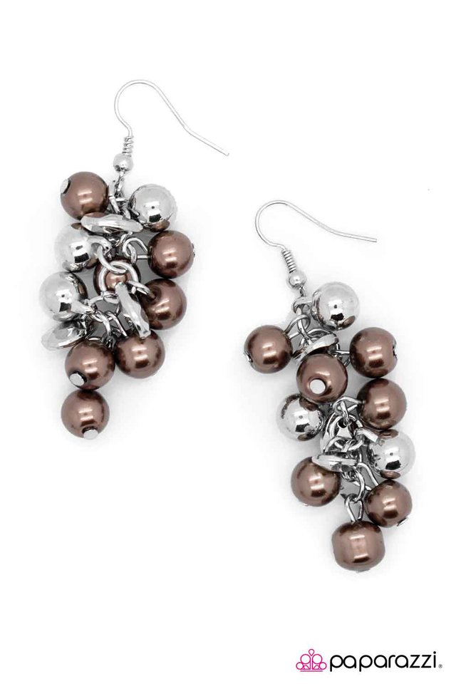 Paparazzi ♥ My Girl - Brown ♥ Earrings