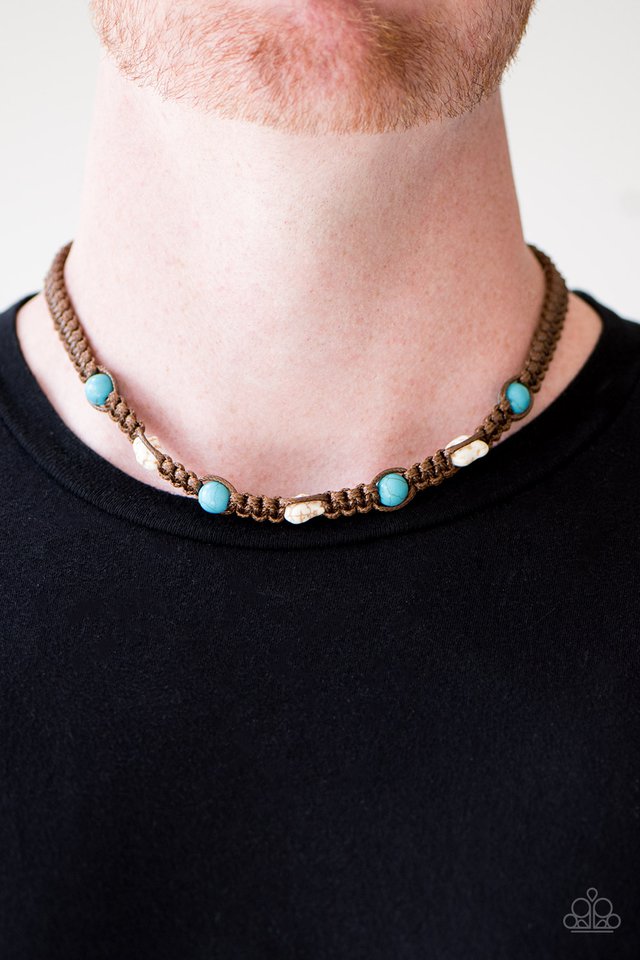 Paparazzi ♥ Gone Camping - Brown ♥ Necklace