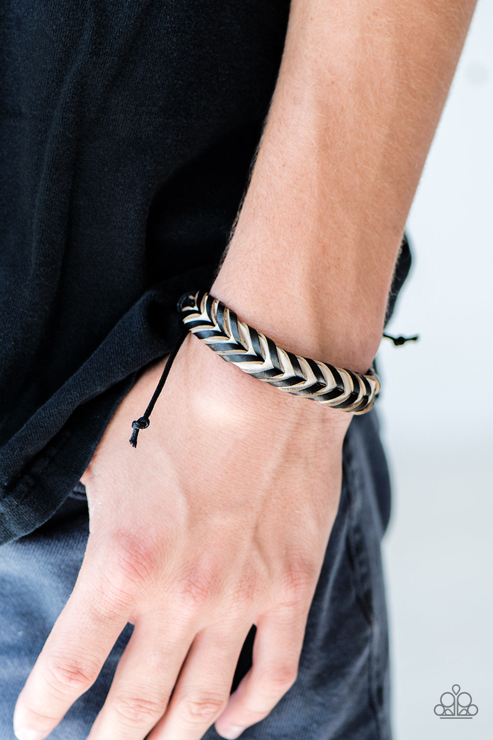 Paparazzi ♥ Turn Up The Trail Mix - Black ♥ Bracelet