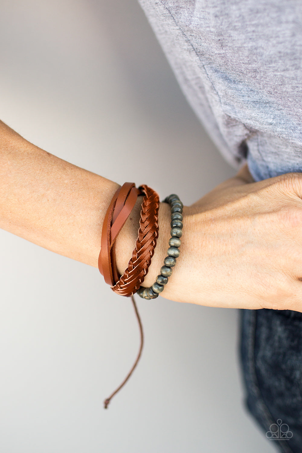 Paparazzi ♥ Nature Reserve - Brown ♥ Bracelet