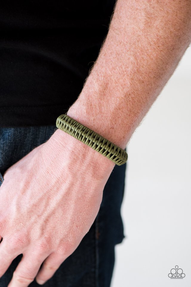 Paparazzi ♥ All Out War - Green ♥ Bracelet