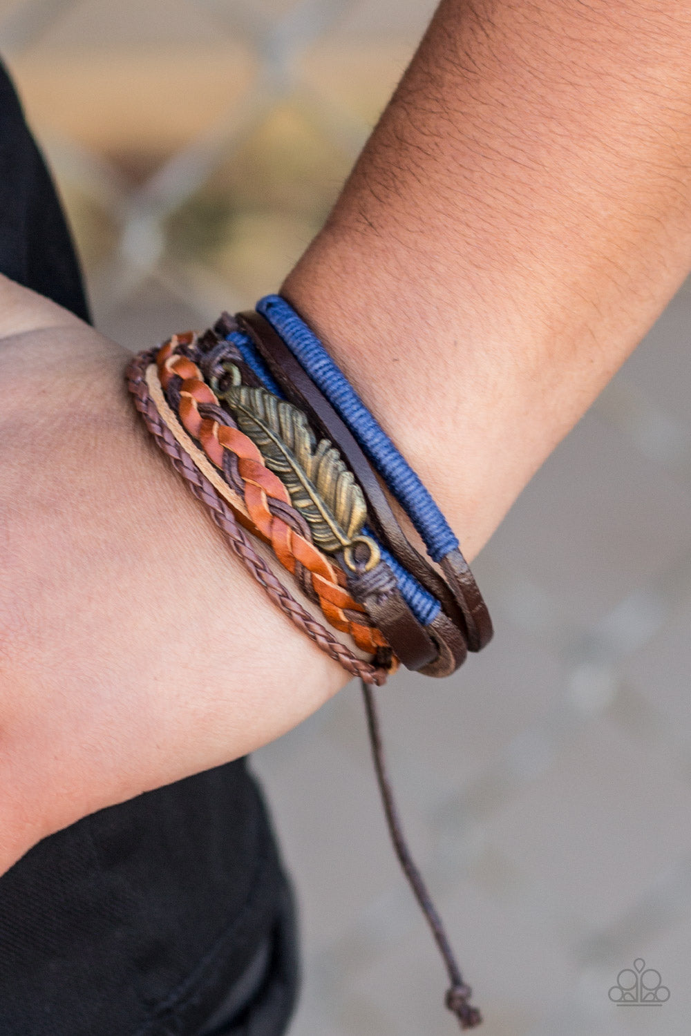 Paparazzi ♥ Swift As A SPARROW - Blue ♥ Bracelet
