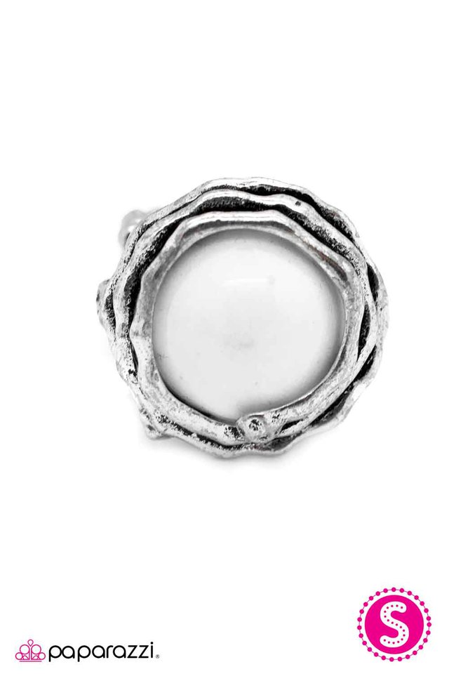 Paparazzi ♥ It Must Be Fate - White ♥ Ring