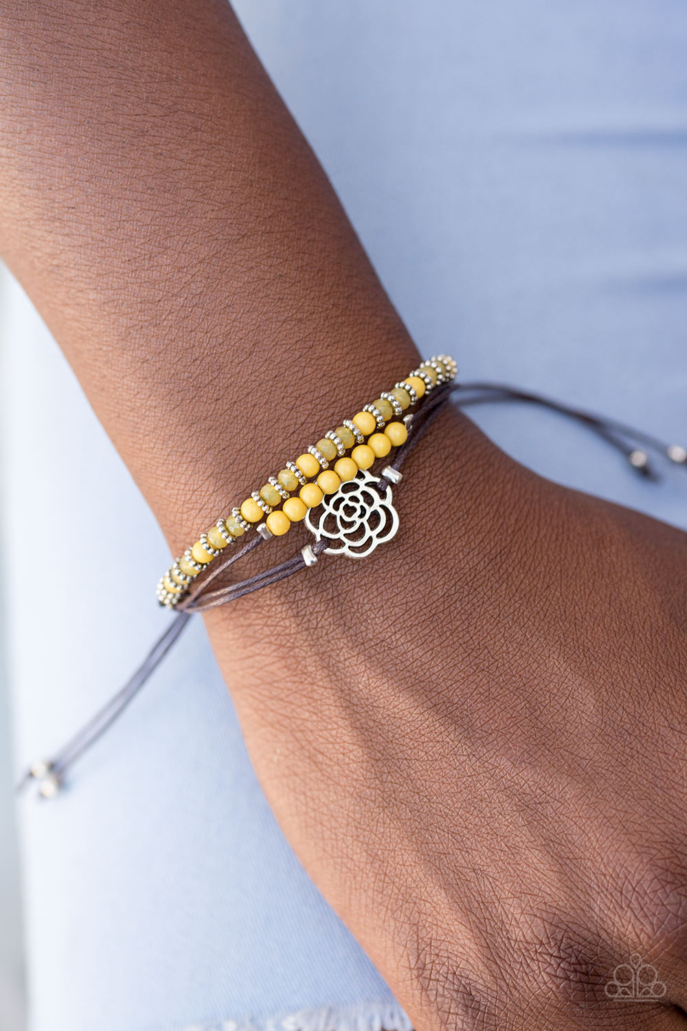 Paparazzi ♥ GROW All Out - Yellow ♥ Bracelet