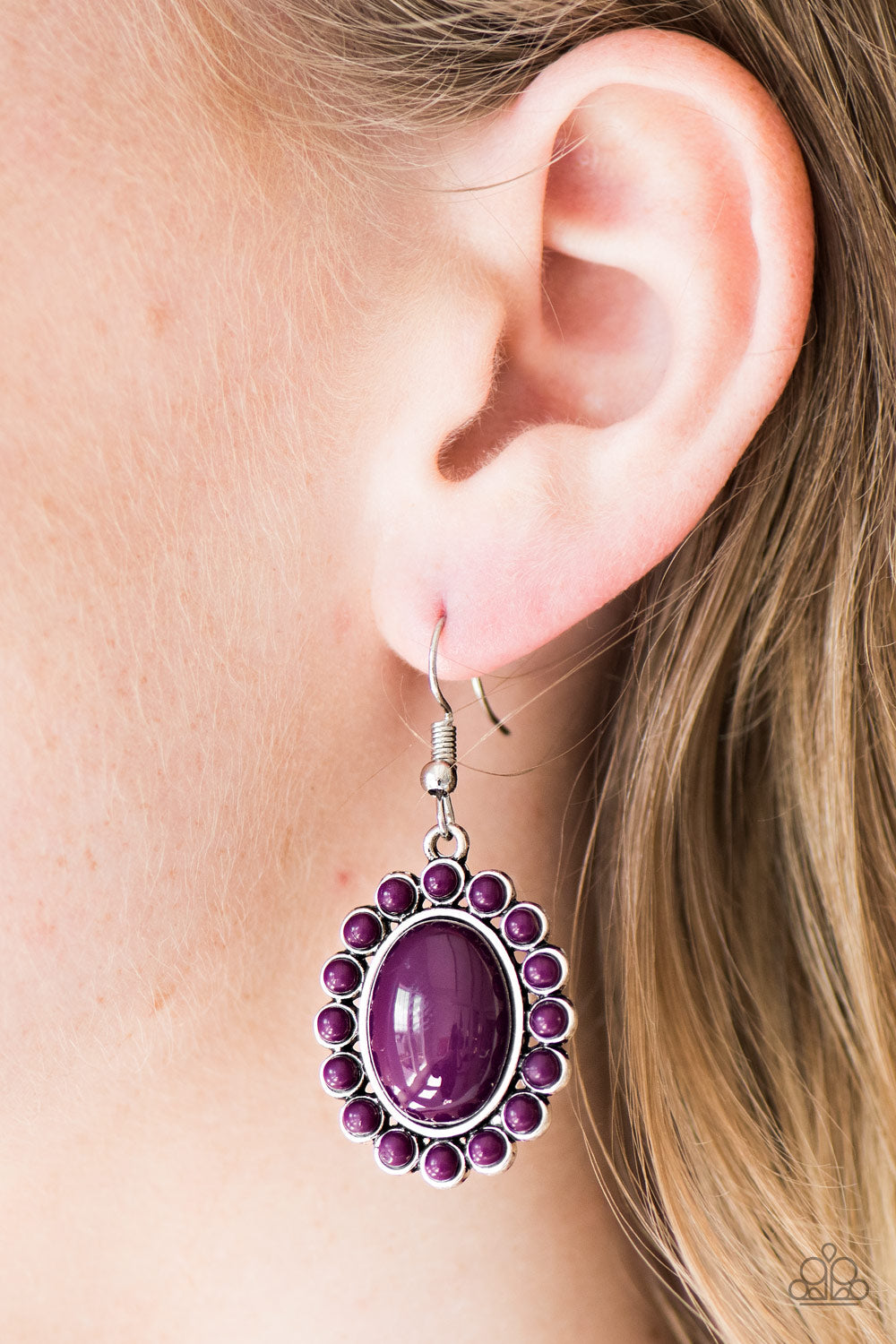 Paparazzi ♥ Floral Fest - Purple ♥ Earrings