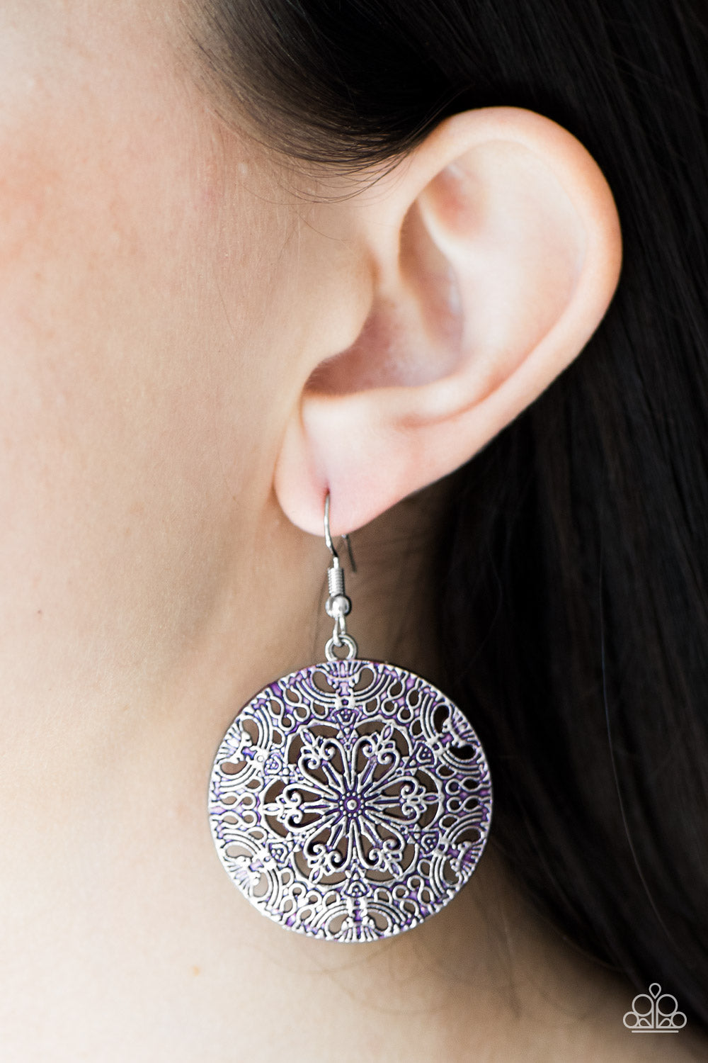 Paparazzi ♥ Tranquil Travels - Purple ♥ Earrings