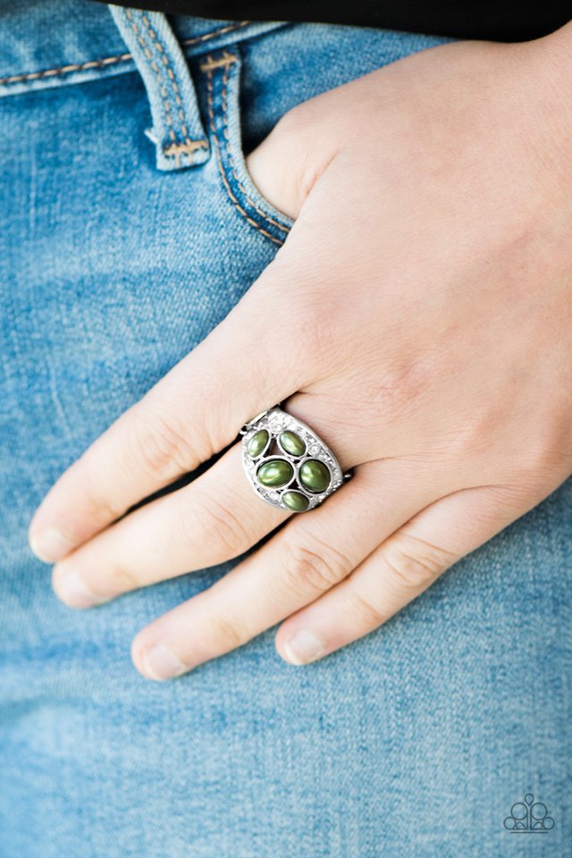 Paparazzi ♥ A Grand Scheme - Green ♥ Ring