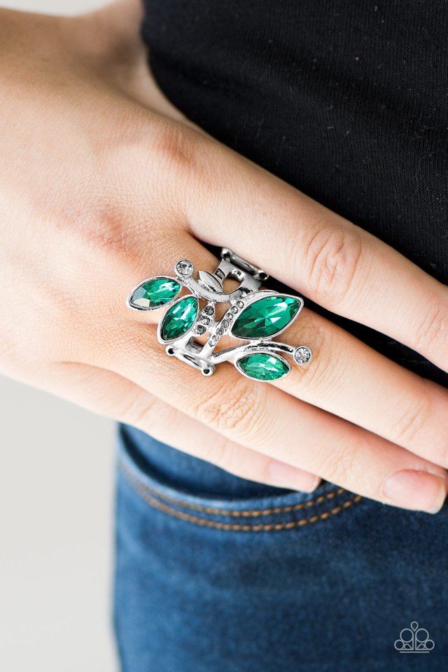 Paparazzi ♥ Beautifully Botanical - Green ♥ Ring