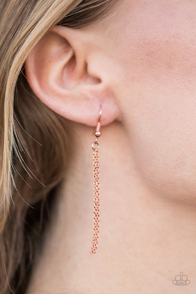 Paparazzi ♥ Hustle On Repeat - Copper ♥ Necklace