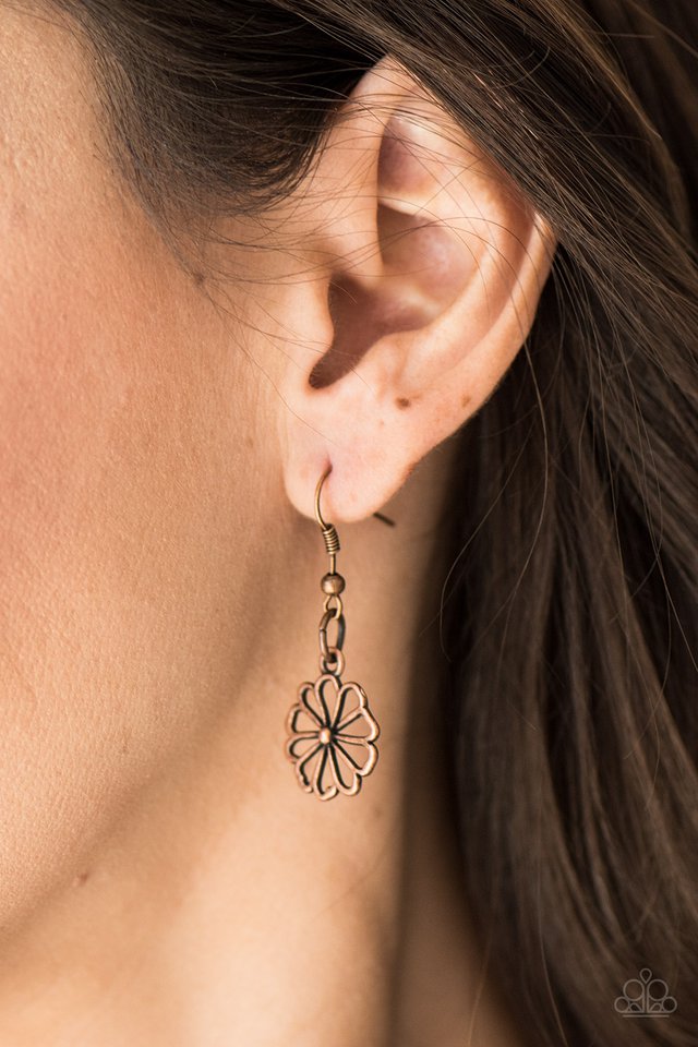 Paparazzi ♥ Blooming With Beauty - Copper ♥ Necklace