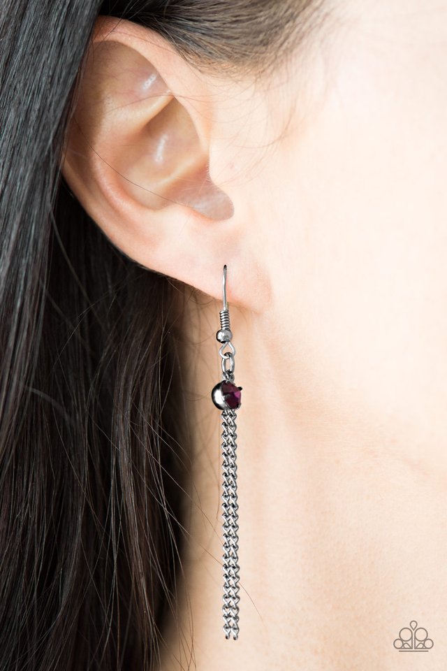 Paparazzi ♥ In For The Long RUNWAY - Purple ♥ Necklace