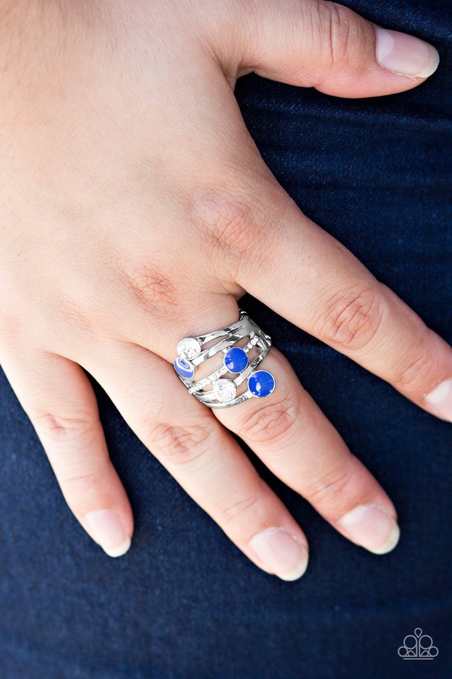 Paparazzi ♥ Make A Splash! - Blue ♥ Ring