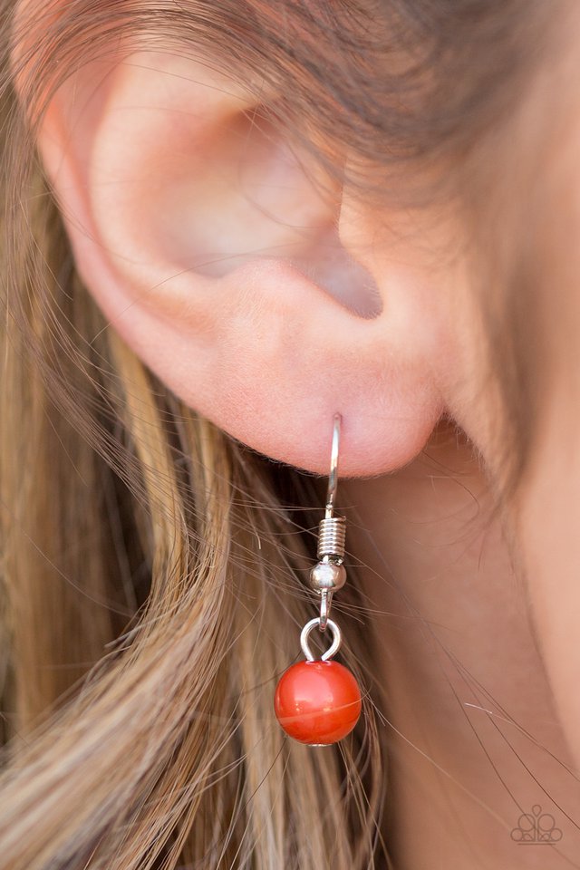 Paparazzi ♥ Season To Cherish - Orange ♥ Necklace