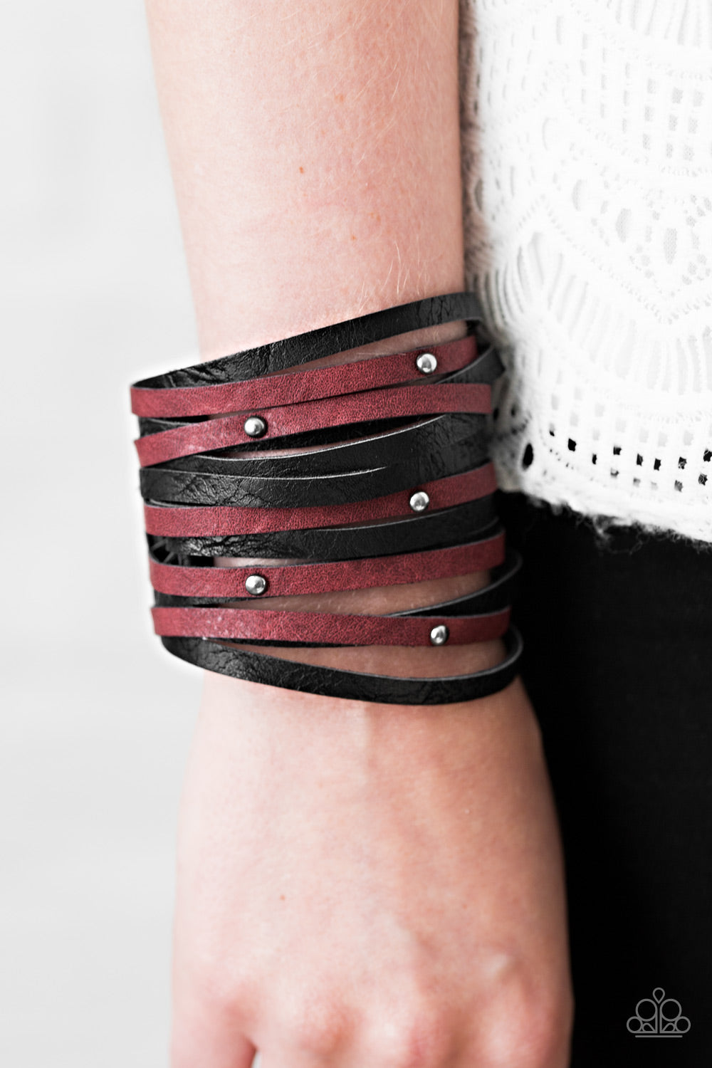 Paparazzi ♥ Ranch Rebel - Red ♥ Bracelet