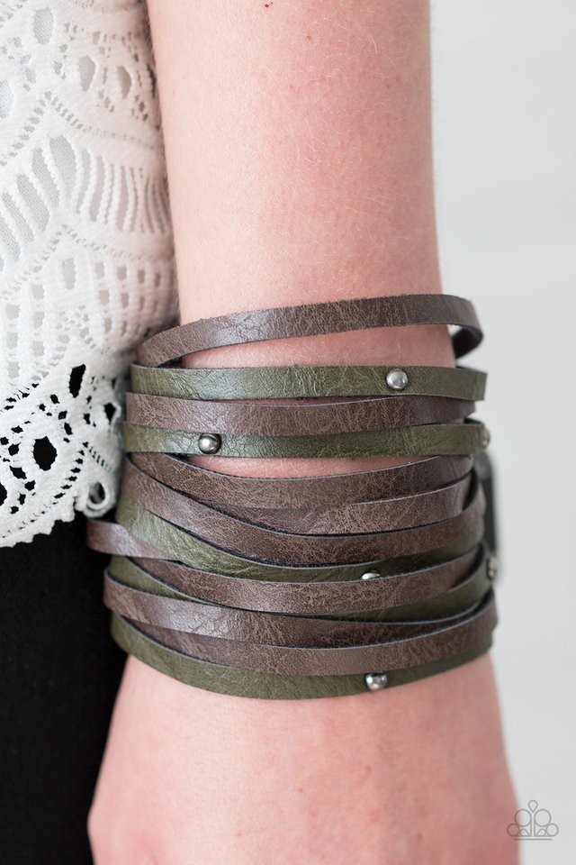 Paparazzi ♥ Ranch Rebel - Green ♥ Bracelet