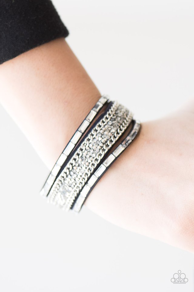 Paparazzi ♥ Punk Princess - Blue ♥ Bracelet