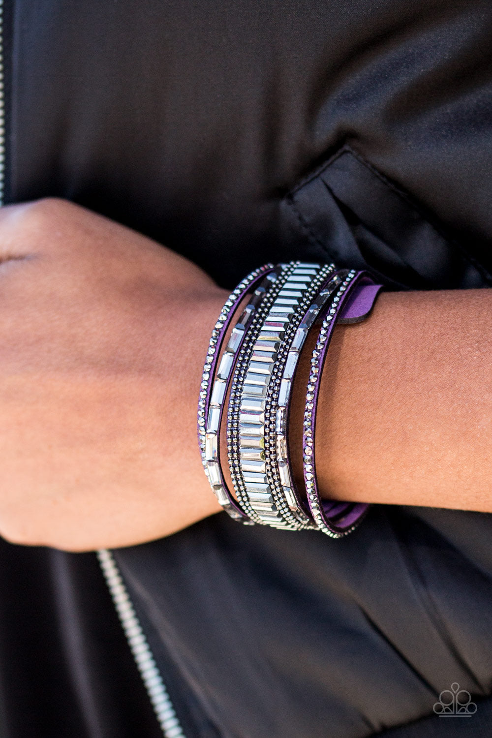 Paparazzi ♥ Spectacular Shimmer - Purple ♥ Bracelet