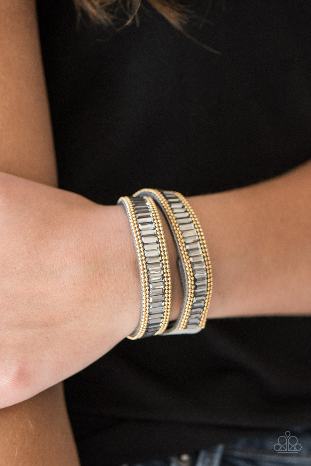 Paparazzi ♥ True GLITZ - Silver ♥ Bracelet