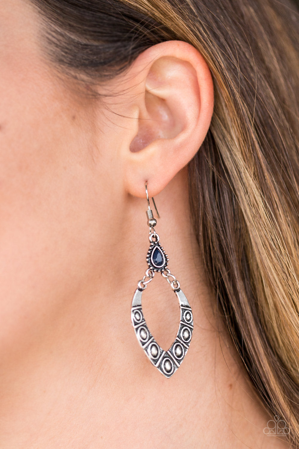 Paparazzi ♥ TRIBE Something New - Blue ♥ Earrings