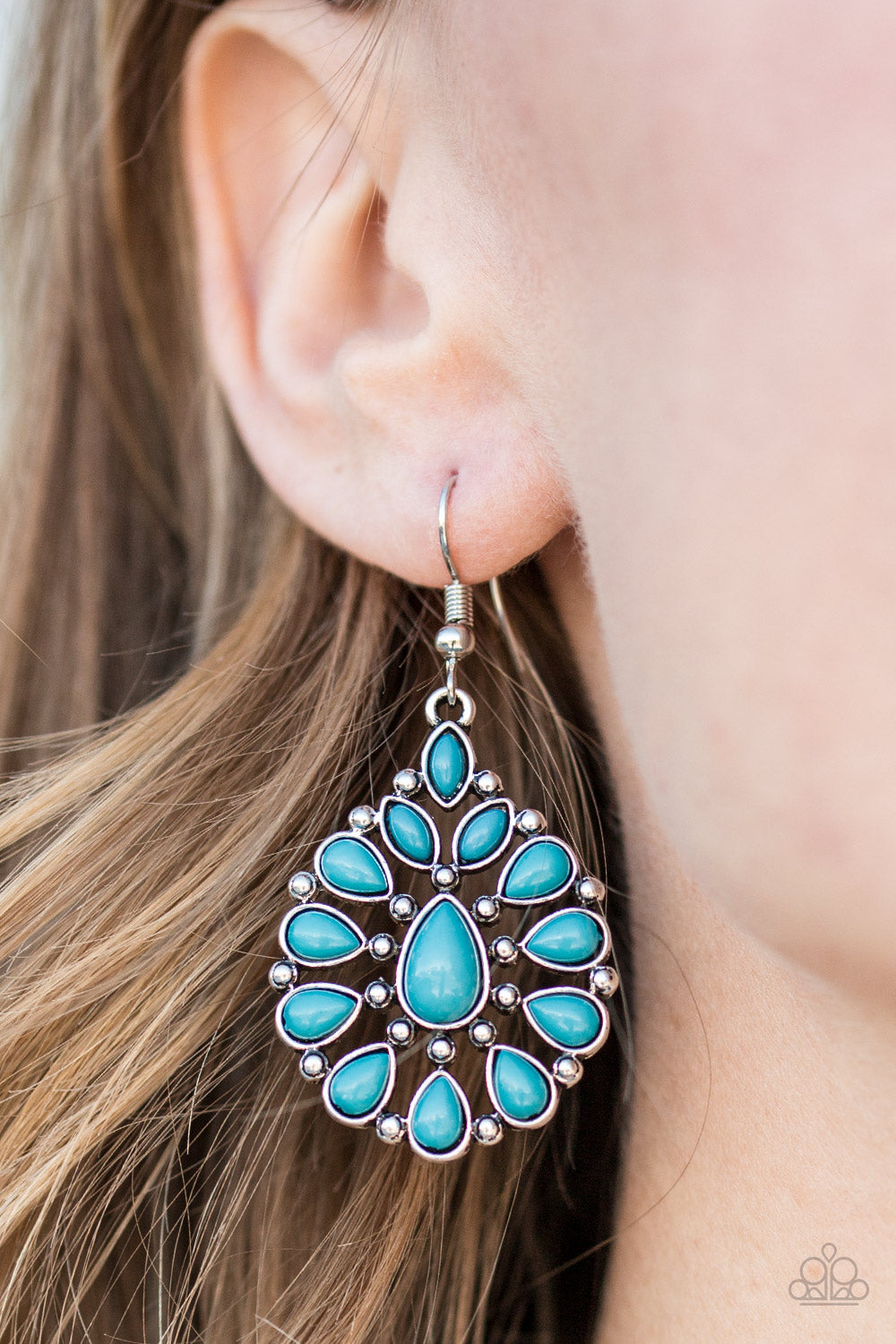 Paparazzi ♥ Wild Is My Favorite Color - Blue ♥ Earrings