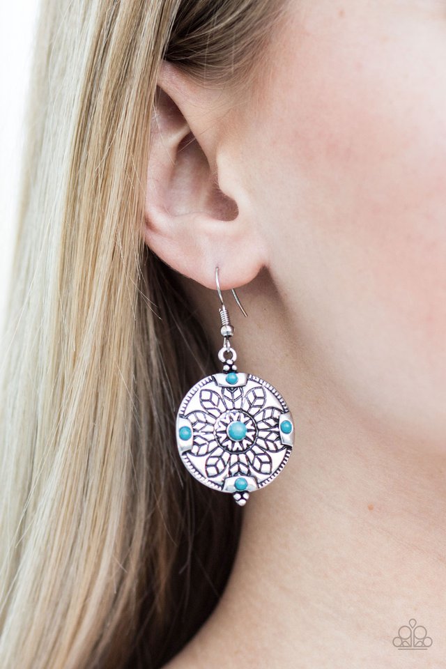 Paparazzi ♥ Second Spring - Blue ♥ Earrings