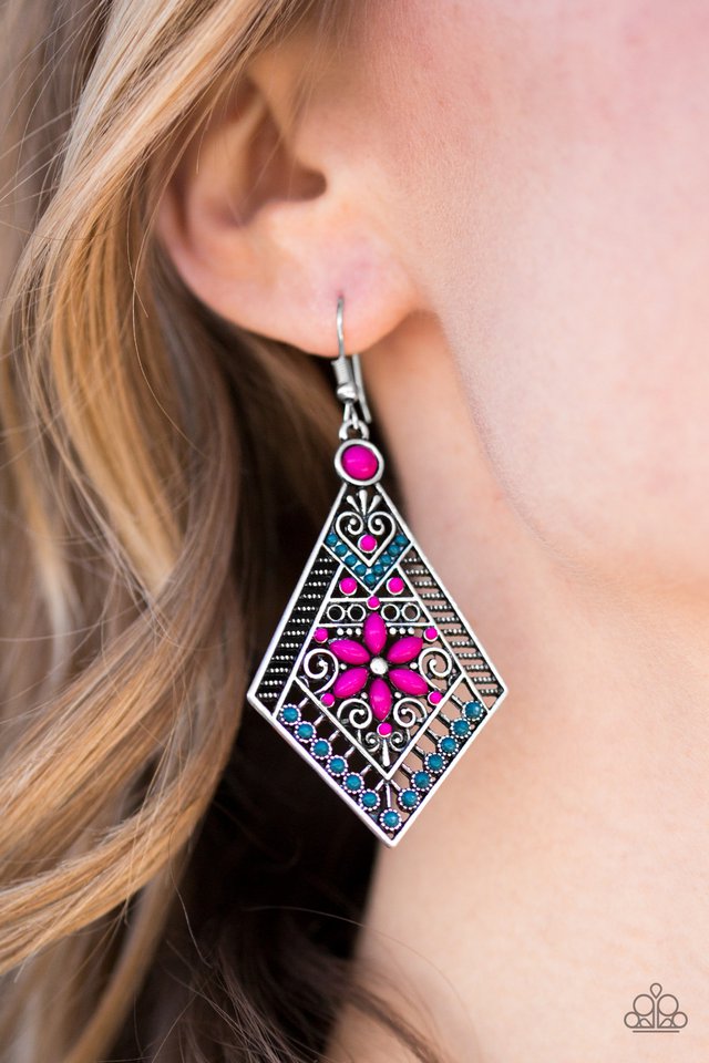 Paparazzi ♥ Stay Wild, Wildflower - Multi ♥ Earrings