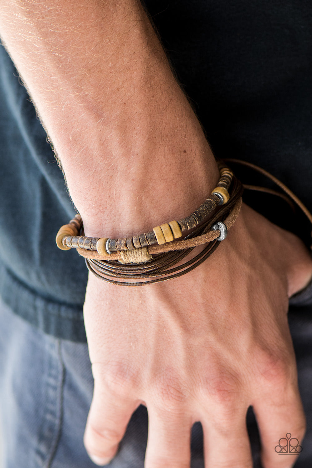 Paparazzi ♥ Mountain Woods - Brown ♥ Bracelet