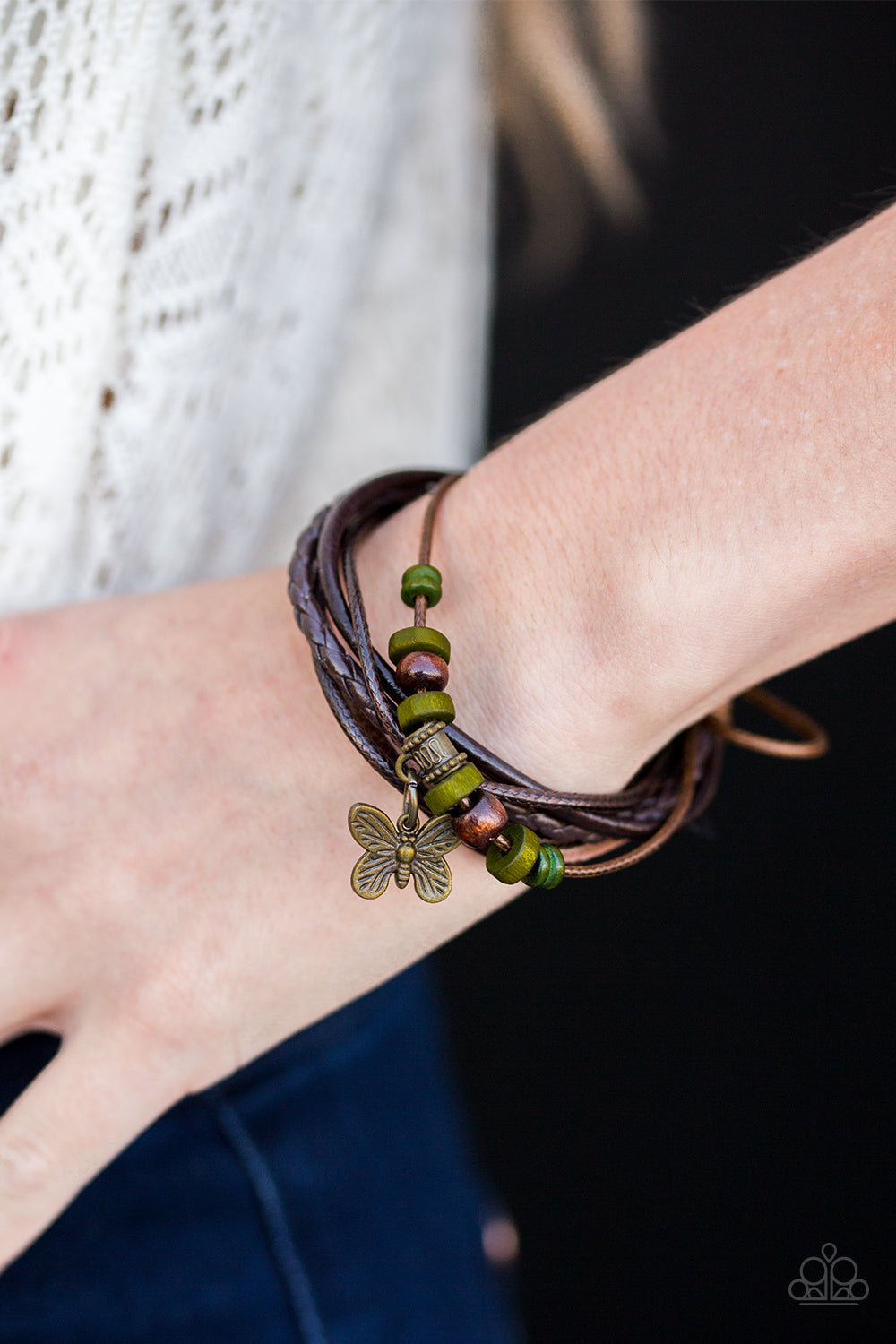 Paparazzi ♥ Butterfly Chase - Green ♥ Bracelet