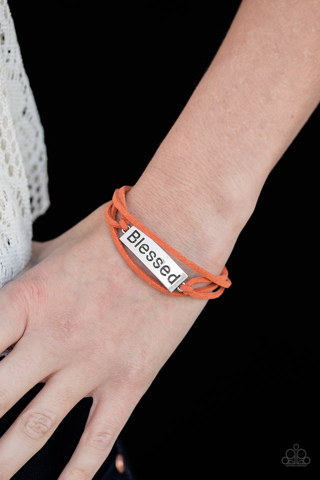 Paparazzi ♥ Feeling Blessed - Orange ♥ Bracelet