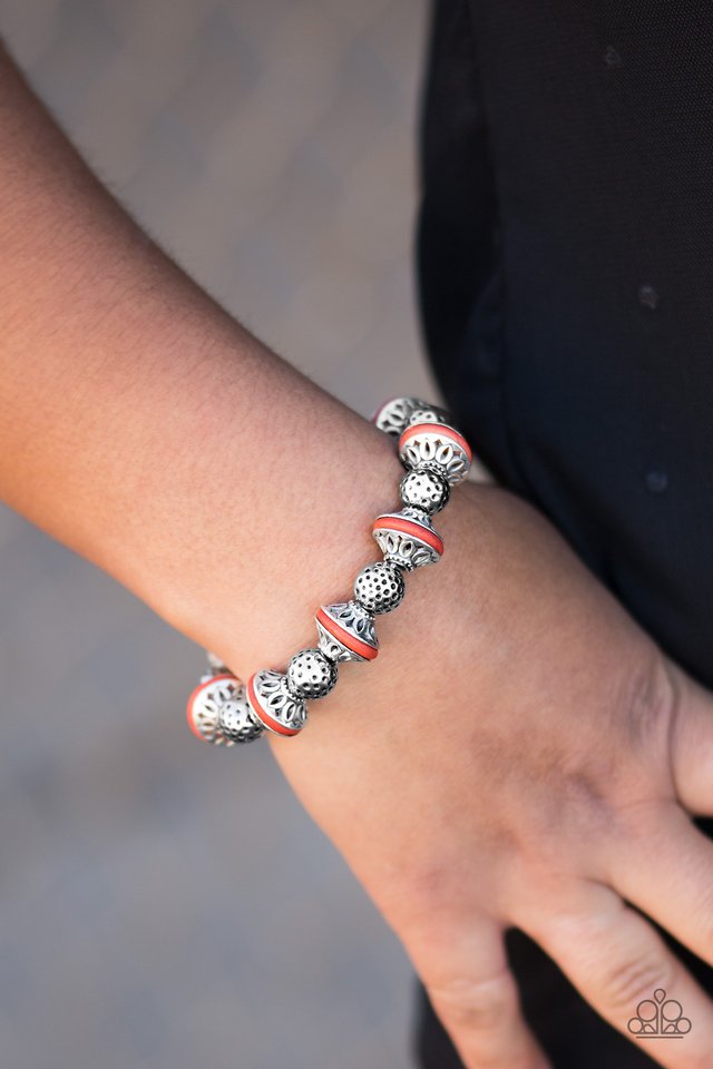 Paparazzi ♥ Eastern Enchantment - Orange ♥ Bracelet