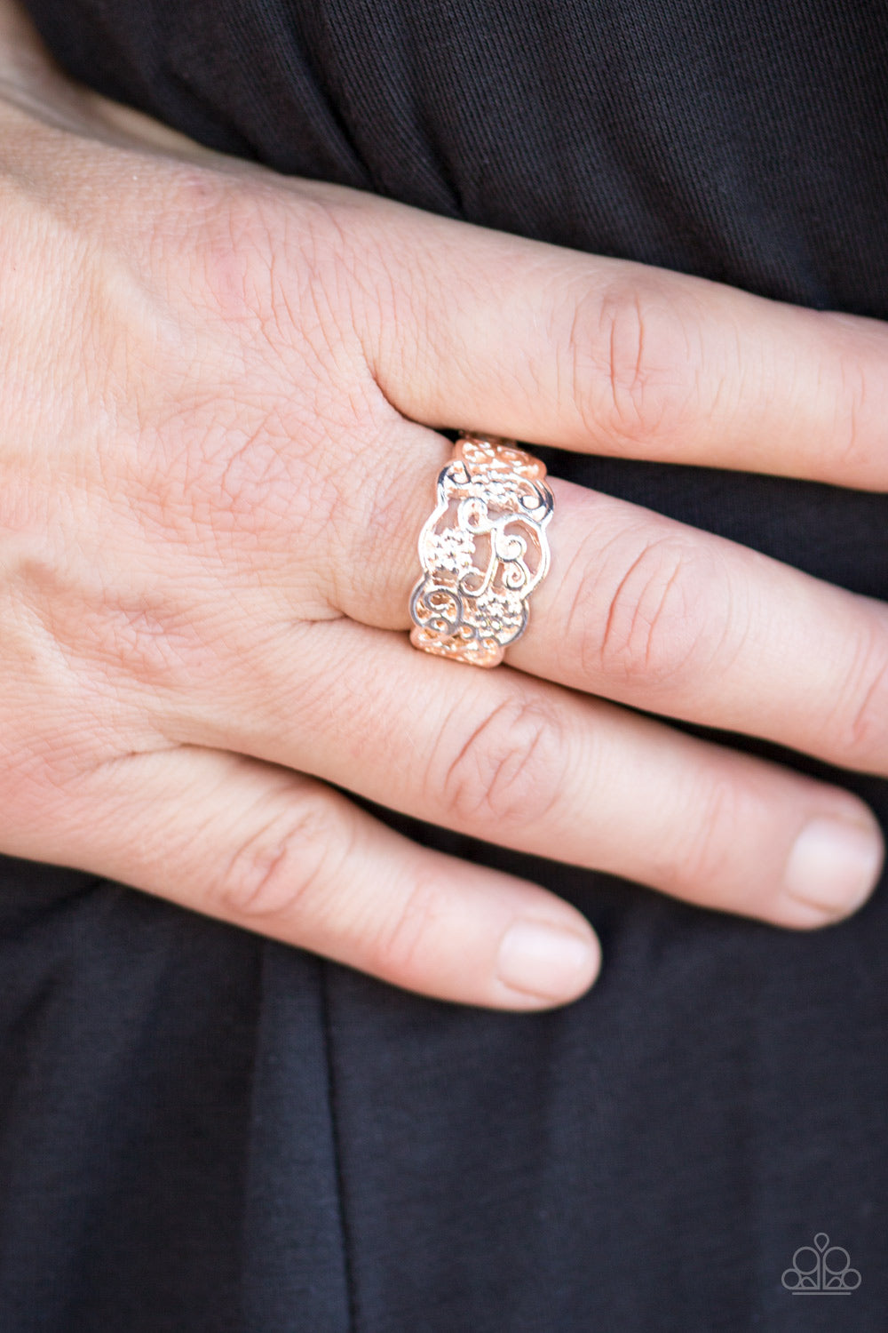 Paparazzi ♥ Wild About Wildflowers - Rose Gold ♥ Ring