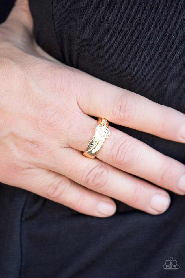 Paparazzi ♥ SPARROW Dynamics - Gold ♥ Ring