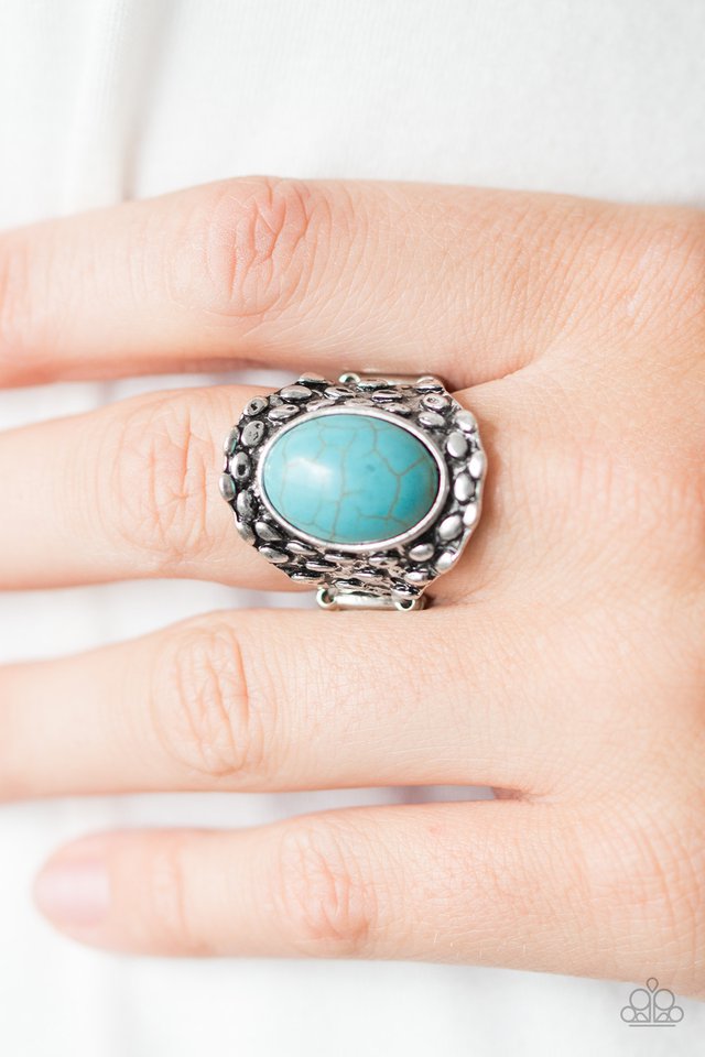 Paparazzi ♥ Jungle Glam - Blue ♥ Ring