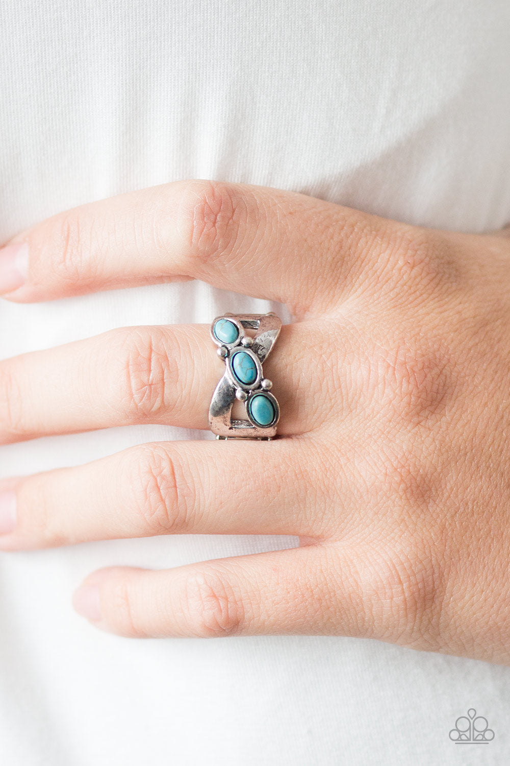 Paparazzi ♥ Endless Deserts - Blue ♥ Ring
