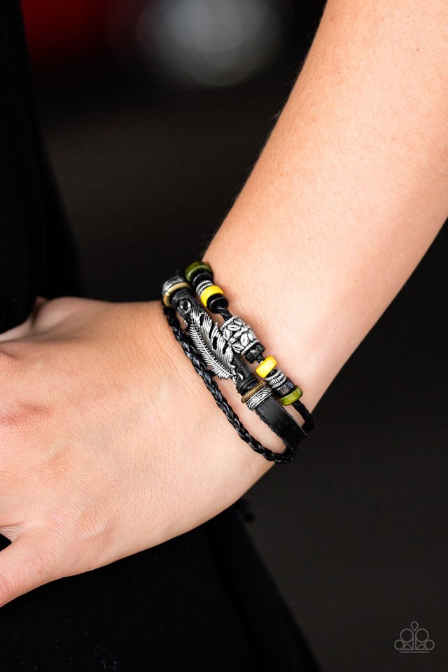 Paparazzi ♥ The Wild Is Waiting - Yellow ♥ Bracelet