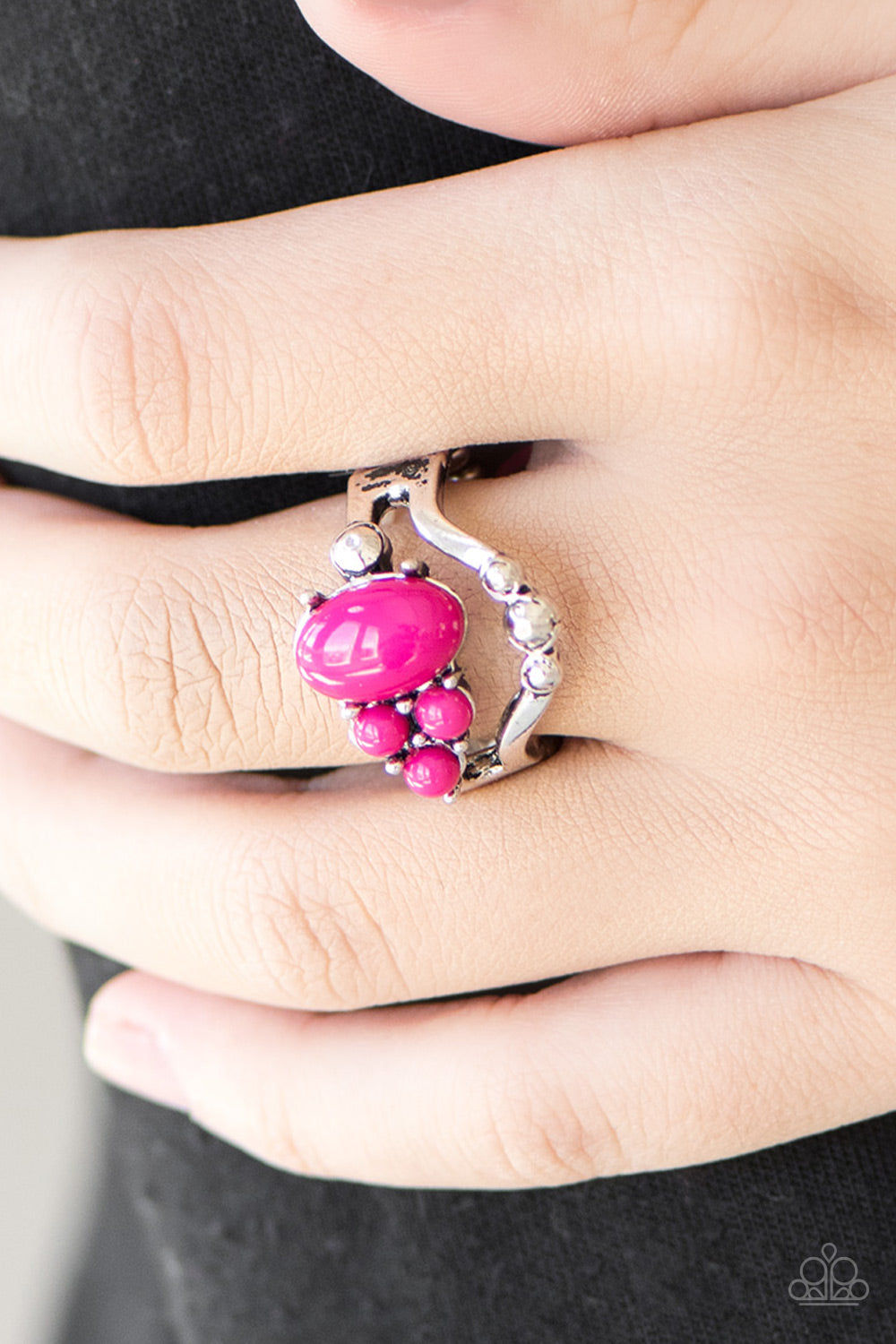 Paparazzi ♥ BEAD What You Want To BEAD - Pink ♥ Ring