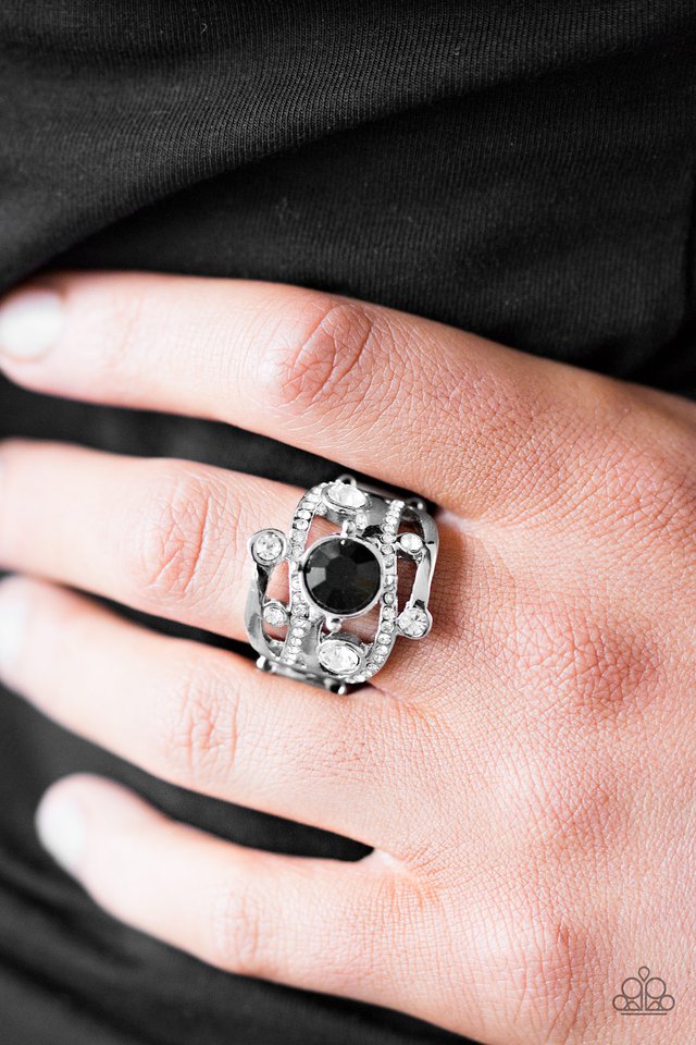 Paparazzi ♥ Colorful Constellations - Black ♥ Ring