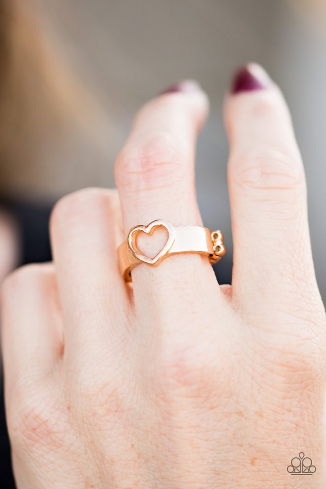 Paparazzi ♥ Skipping Heartbeats - Gold ♥ Ring