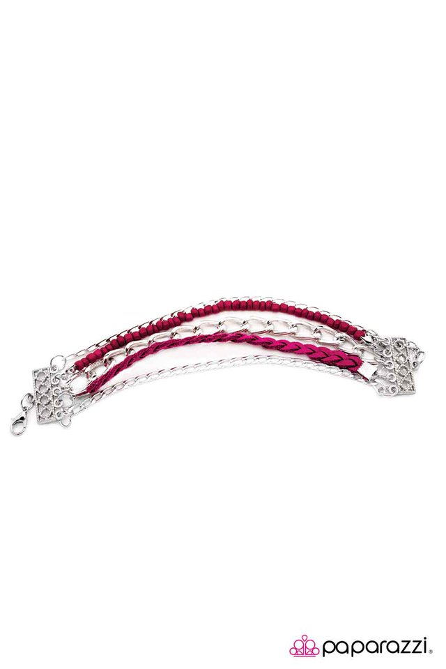 Paparazzi ♥ I Feel You - Pink ♥ Bracelet