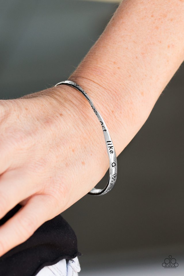 Paparazzi ♥ Think Like A Boss - Silver ♥ Bracelet