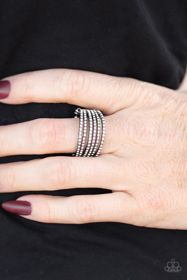 Paparazzi ♥ Girls Just Wanna Have FUNDS - Black ♥ Ring