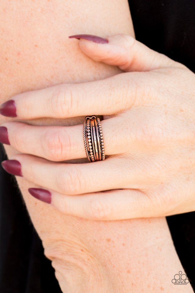 Paparazzi ♥ Professional GLEAMer - Copper ♥ Ring