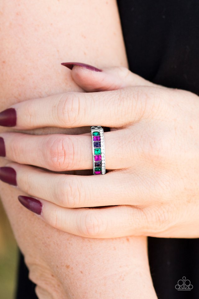 Paparazzi ♥ Money Motto - Multi ♥ Ring