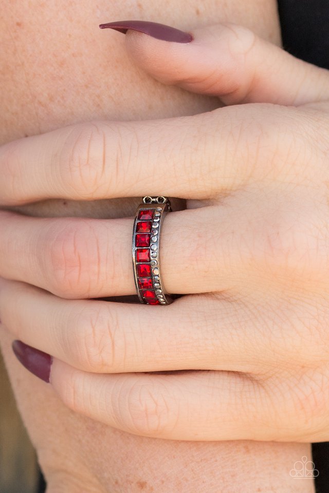 Paparazzi ♥ Money Motto - Red ♥ Ring