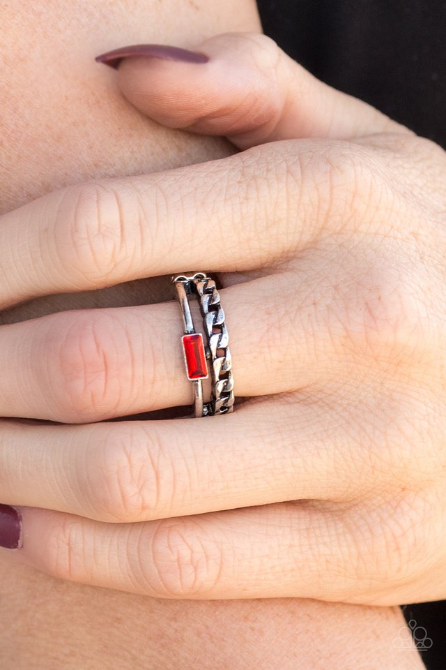 Paparazzi ♥ Edge Effect - Red ♥ Ring