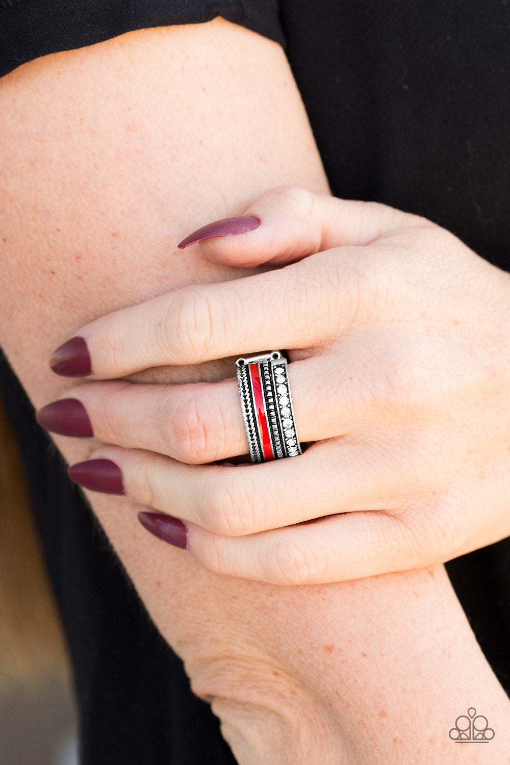 Paparazzi ♥ One WILDLIFE To Live - Red ♥ Ring