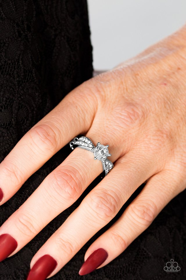 Paparazzi ♥ All FUNDS and Games - White ♥ Ring